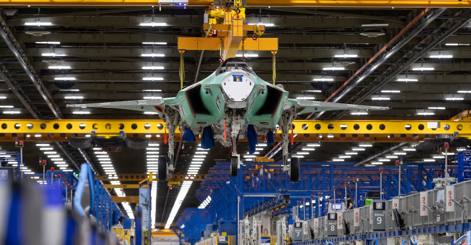 F-35 assembly at Lockheed Martin, Fort Worth, Tex.