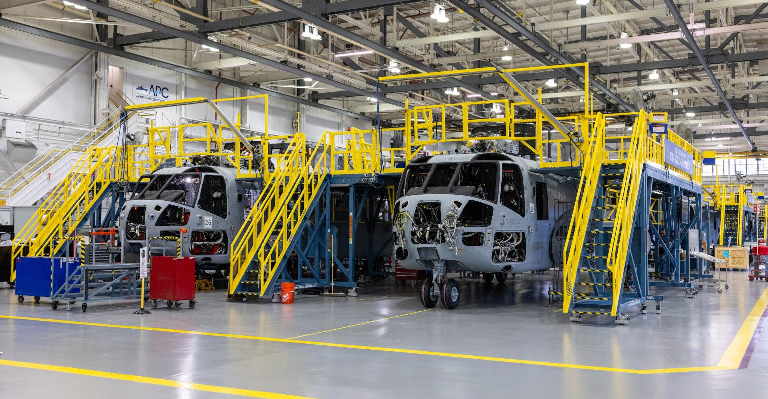 Sikorsky Aircraft production and assembly in Stratford, Conn.