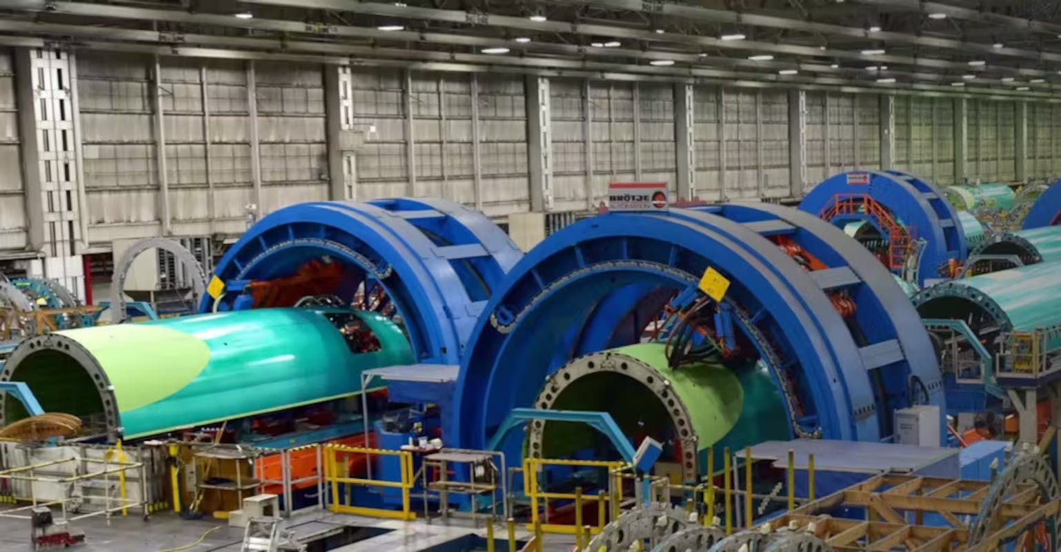 Spirit AeroSystems manufacturing, Wichita, Kansas.