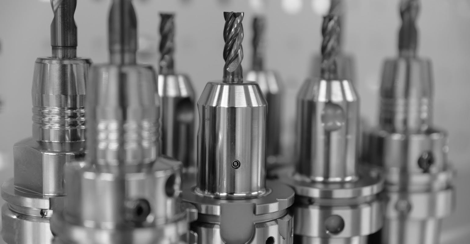 CNC tools for milling and turning.