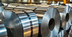 Flat-rolled aluminum coils. Flat-rolled aluminum coils.