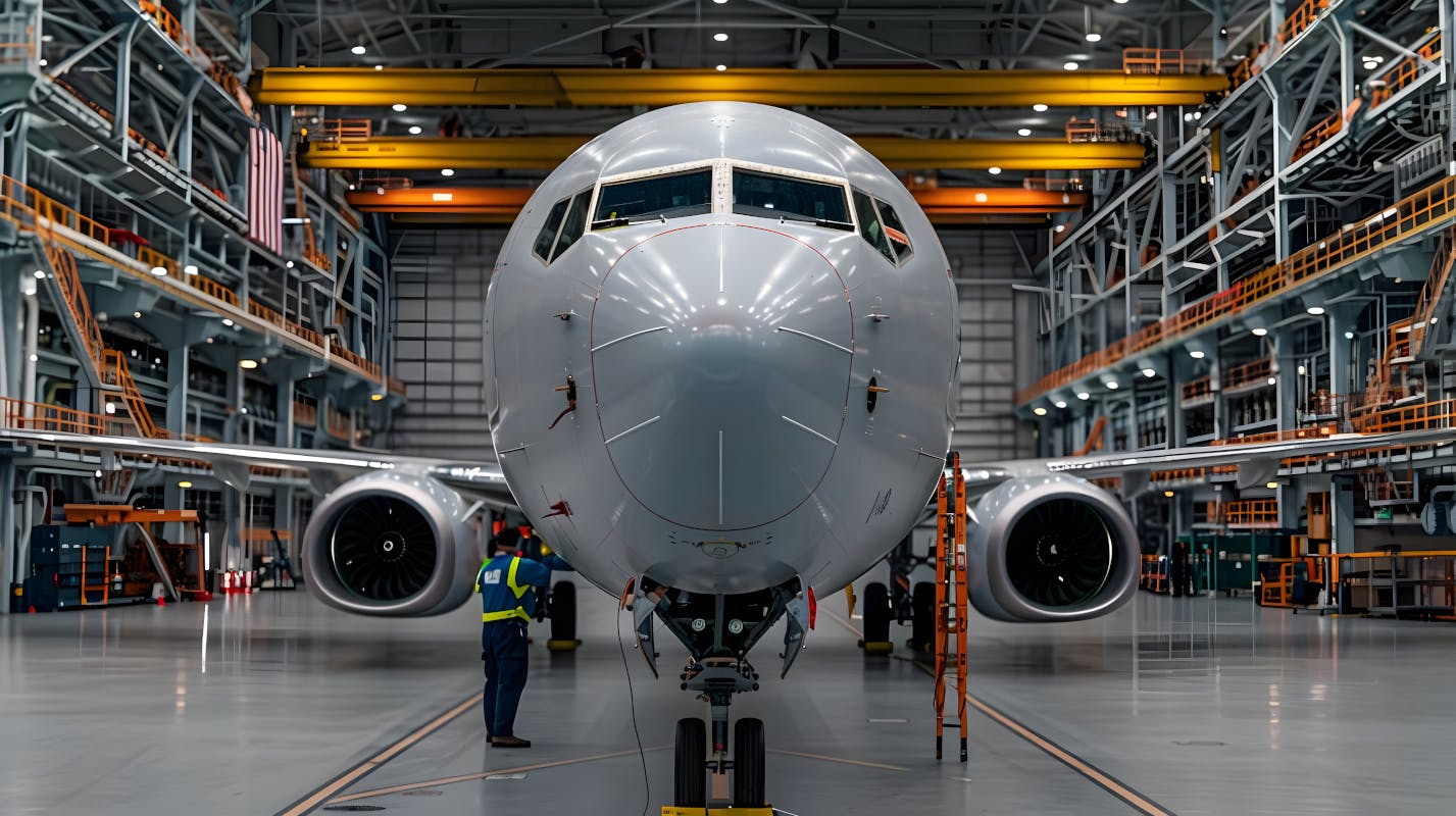 Berlin - June 06, 2024: The narrow-body Boeing 737 MAX 8 by SmartLynx Malta.