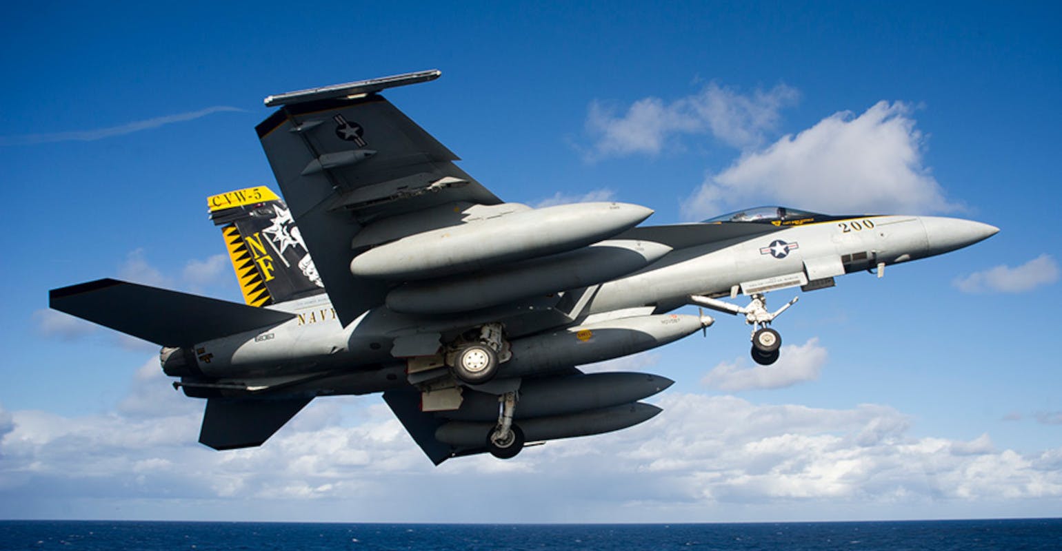 Boeing F/A-18 fighter aircraft