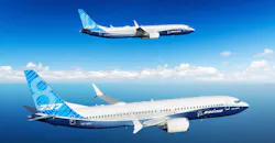 Boeing 737 MAX 8 and MAX 10 aircraft Boeing 737 MAX 8 and MAX 10 aircraft