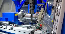 CNC turning machine. CNC turning machine.