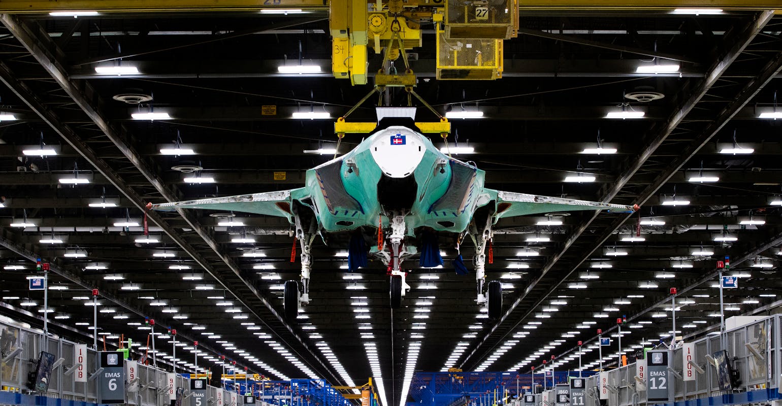 First Denmark F-35, at Lockheed, Ft. Worth, Texas