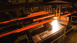Hot billet/bloom continuous casting