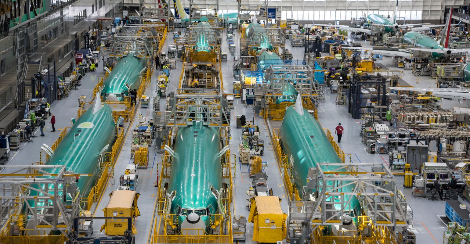 Boeing 737 MAX assembly, Renton, Wash.