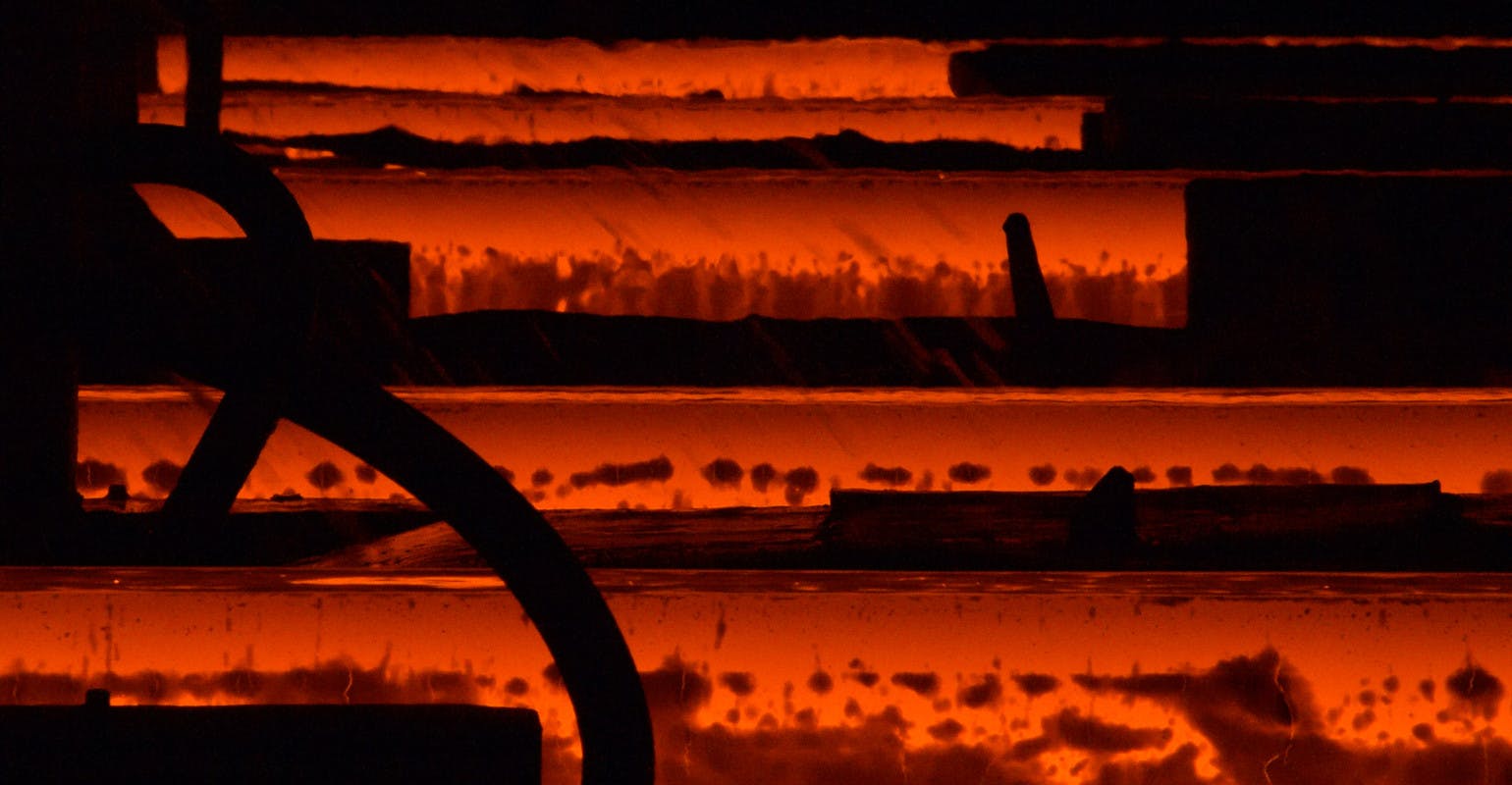 Hot steel long products - continuous casting.