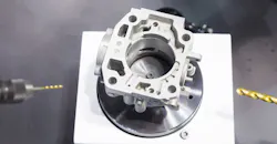 CNC machining center cutting mold tooling using endmills. CNC machining center cutting mold tooling using endmills.