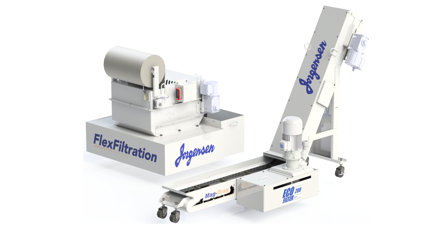 Jorgensen Conveyor FlexFiltration coolant-management system