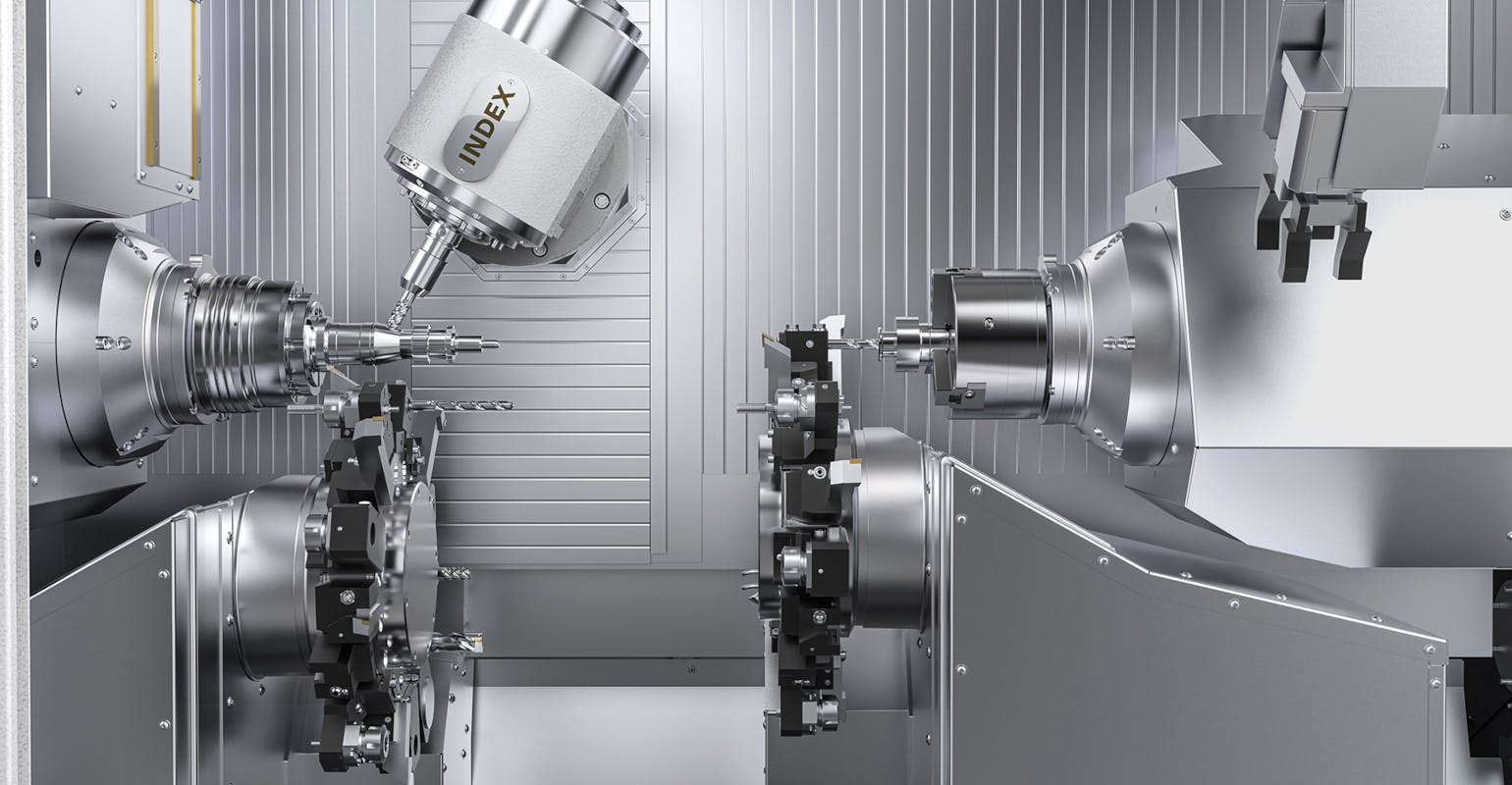 Index G160 five-axis turning mill