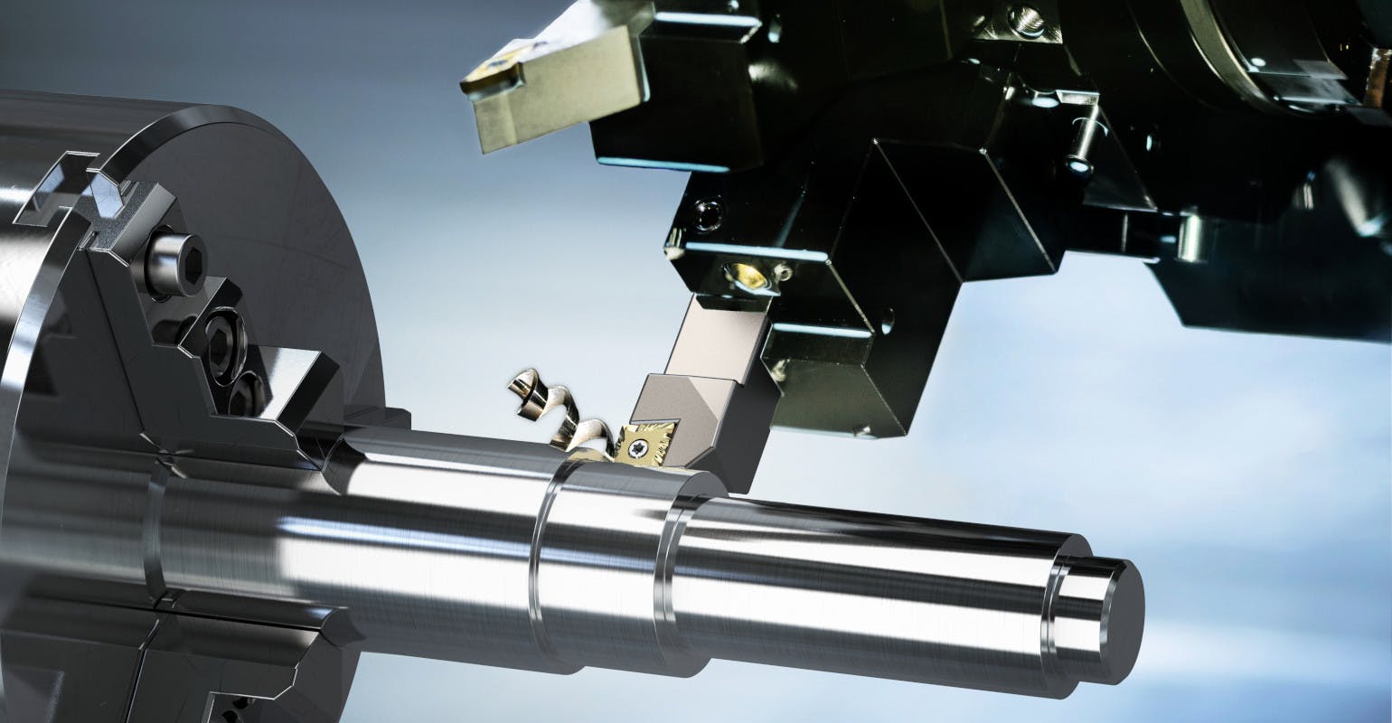 CNC lathe machine.