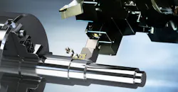 CNC lathe machine.