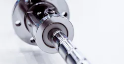 High precision ball-screw linear actuator for a CNC machine.