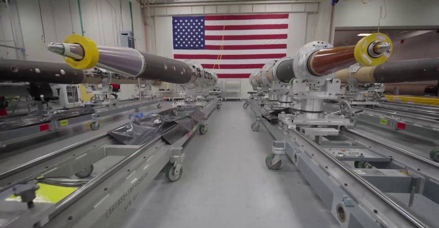 Lockheed Martin THAAD missiles