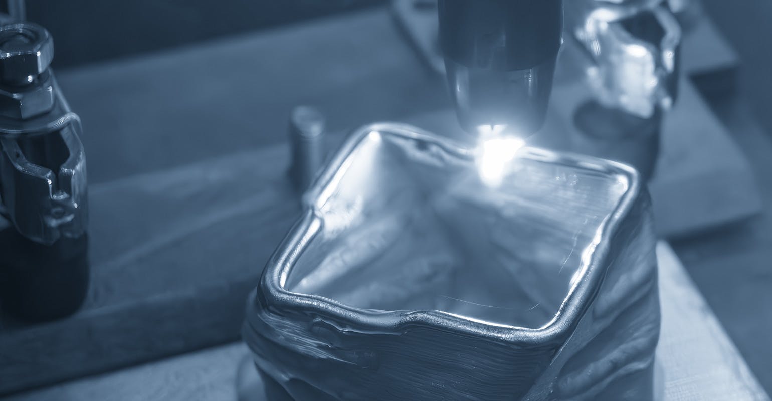 3D metal printing plus machining operation