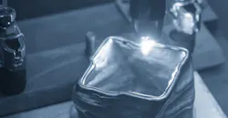 3D metal printing plus machining operation