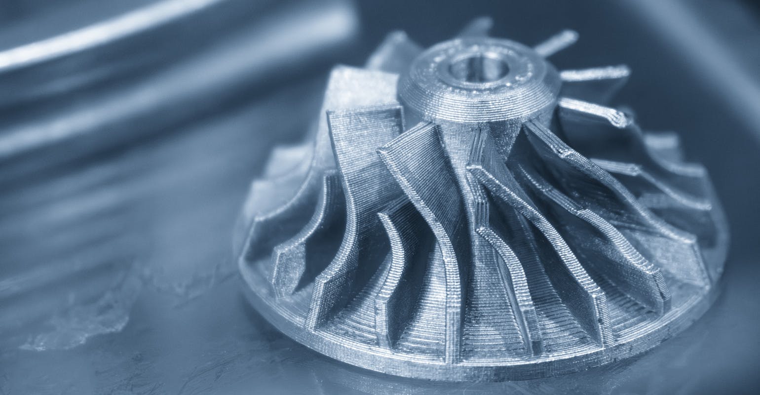 Automotive metal parts manufacturing by 3D printing.