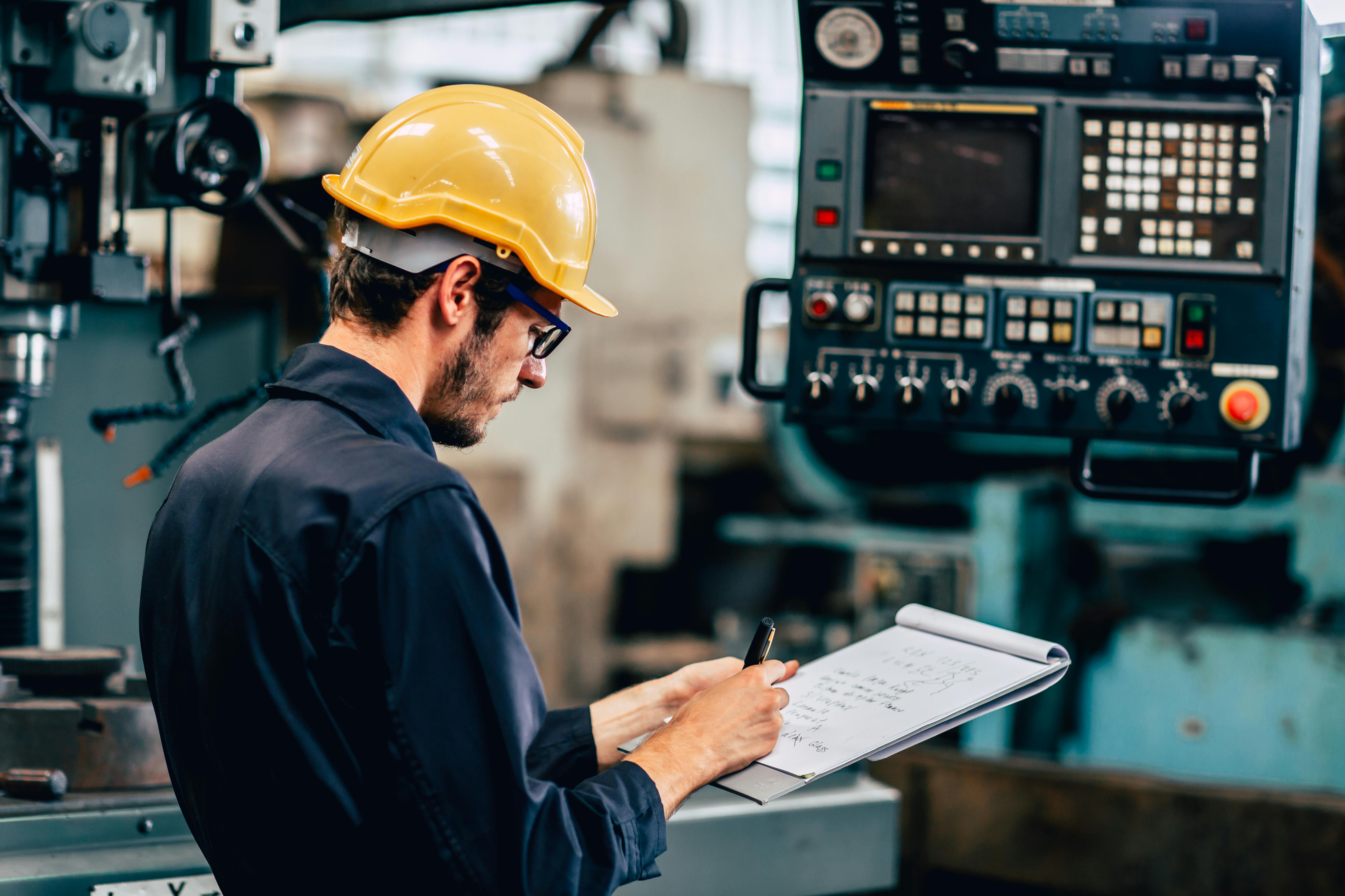 CNC machinist w/checklist