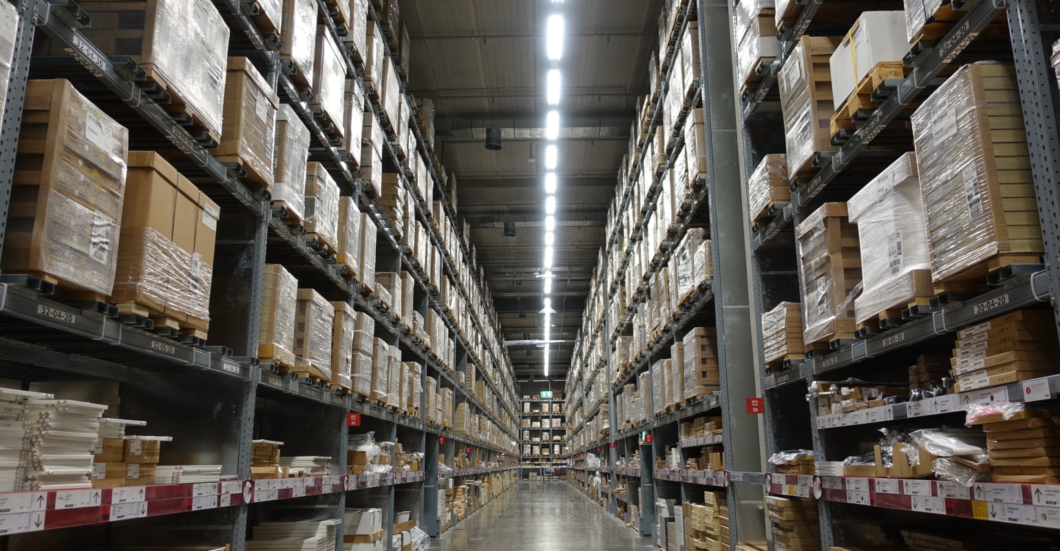 Large distribution warehouse.