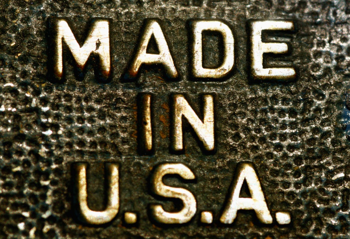 Made In America plaque