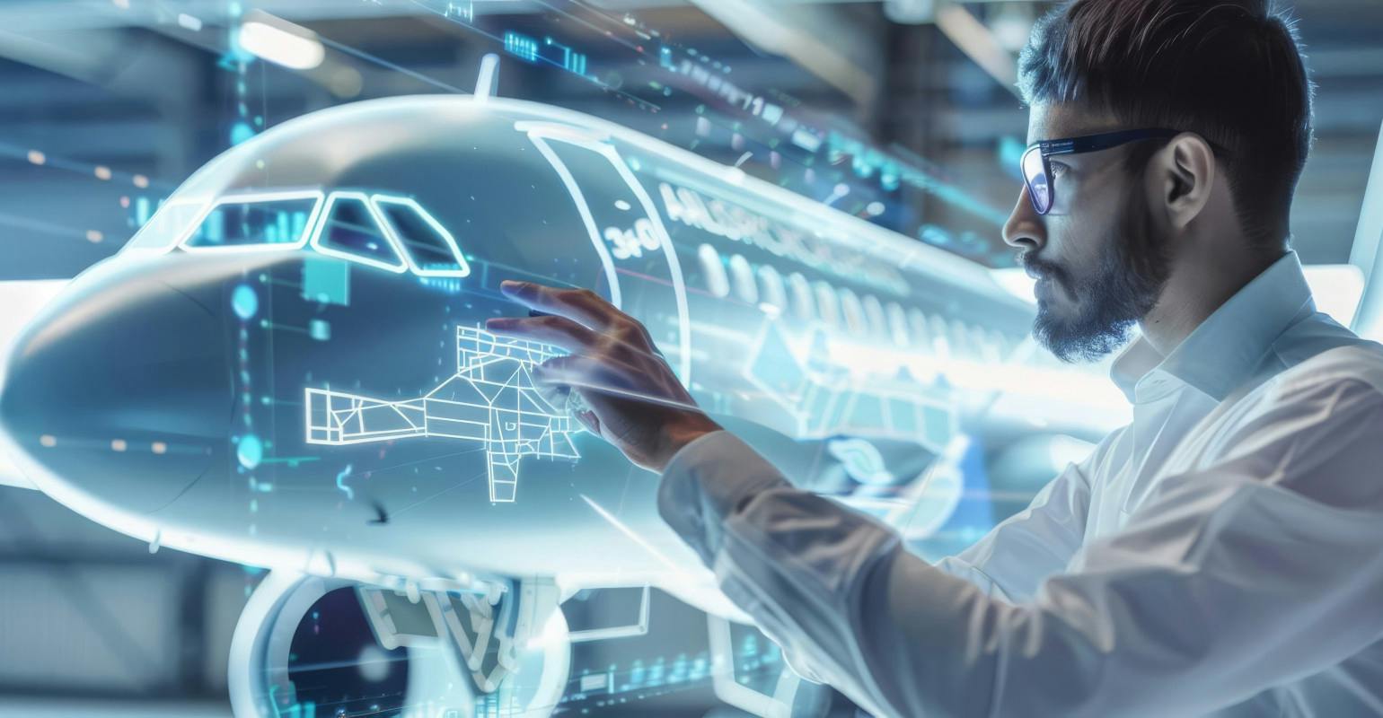 Aerospace engineer shares model new aircraft design across secure data transfer network