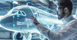 Aerospace engineer shares model new aircraft design across secure data transfer network