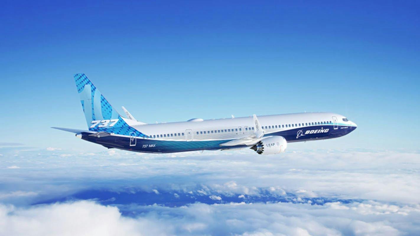 Boeing 737 MAX 10 illustration.
