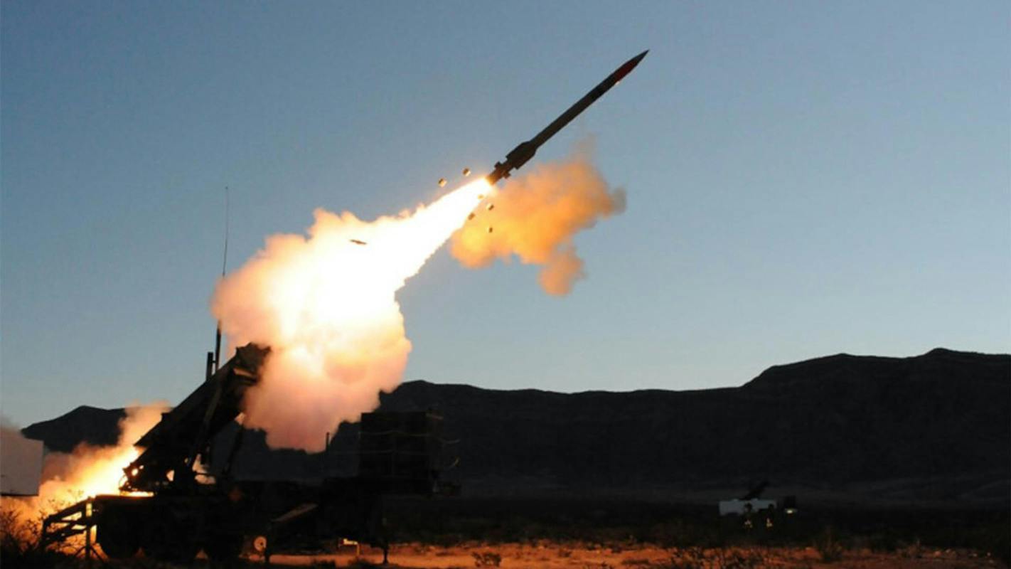 PAC-3 interceptor with a Boeing-built seeker is fired to intercept a target during testing.