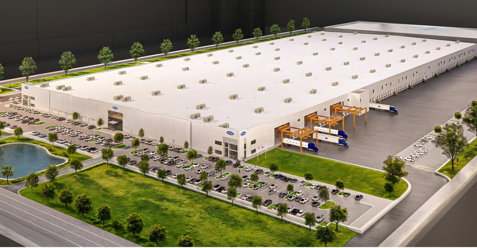 Carrier Global Corp. Fort Worth plant rendering